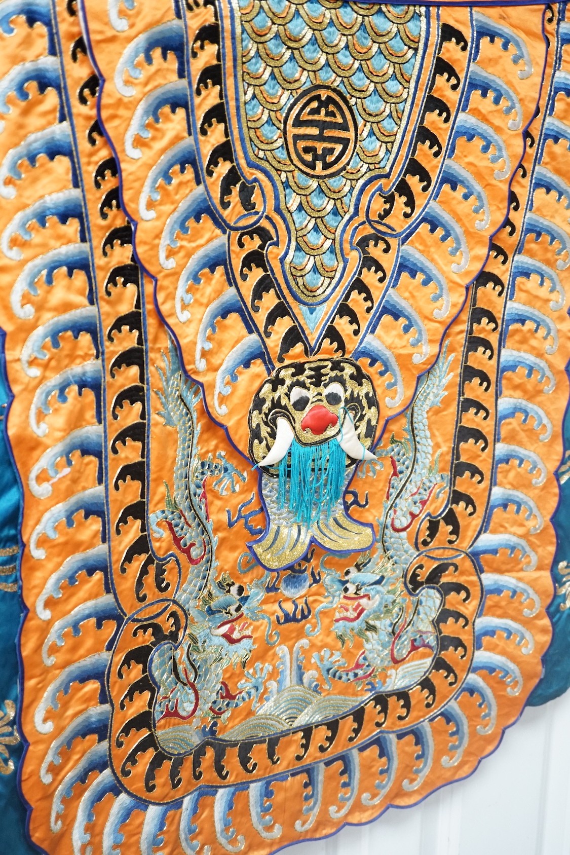 A Chinese embroidered robe